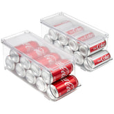 Fridge Bins Soda Can Organizer with Lid - Sorbus Home